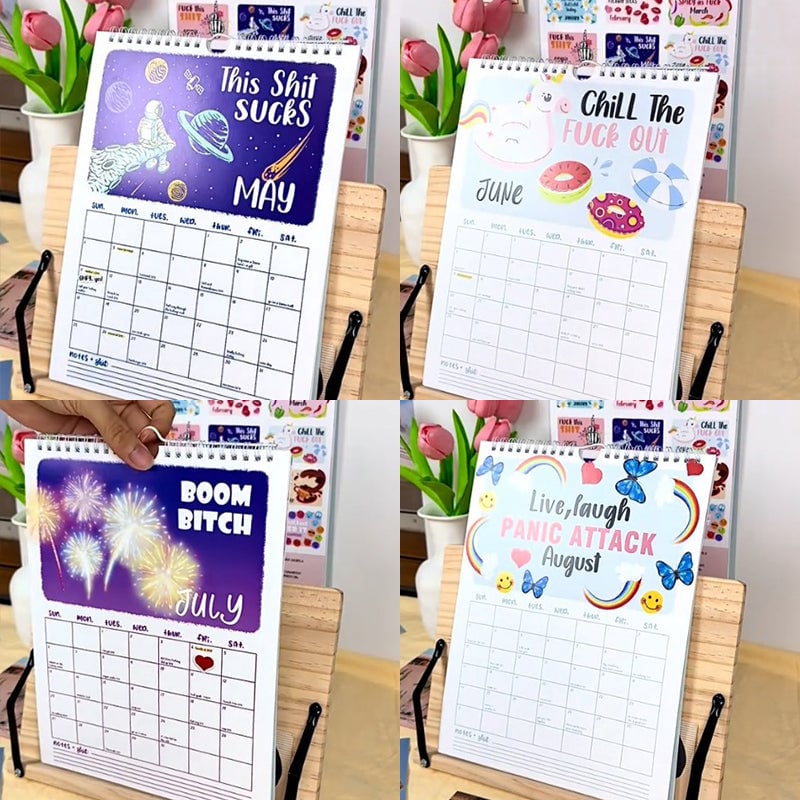 2025 Here We Fucking Go Again-kalender