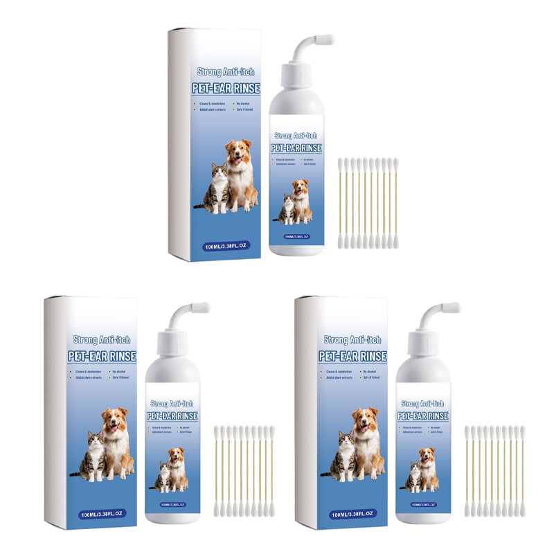 Gentle Antimicrobial Plant-Based Pet Ear Rinse