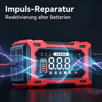 Intelligentes 12V 6A Batterieladegerät für Auto & Motorrad