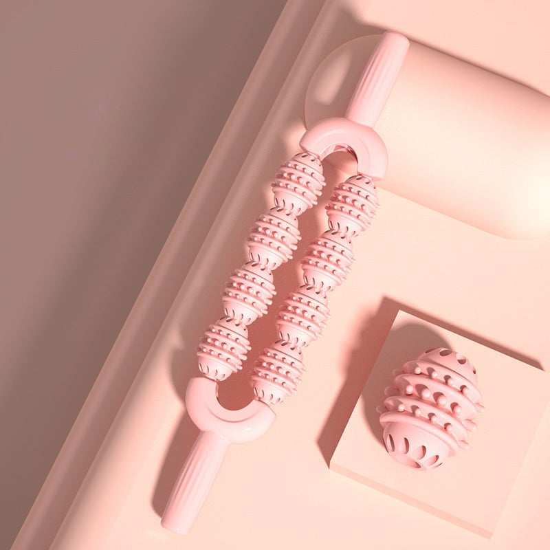 8-Wiel Sensory Massage Stick met twee rijen