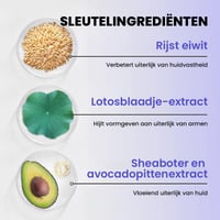 Armcrème voor vormgeving en toning