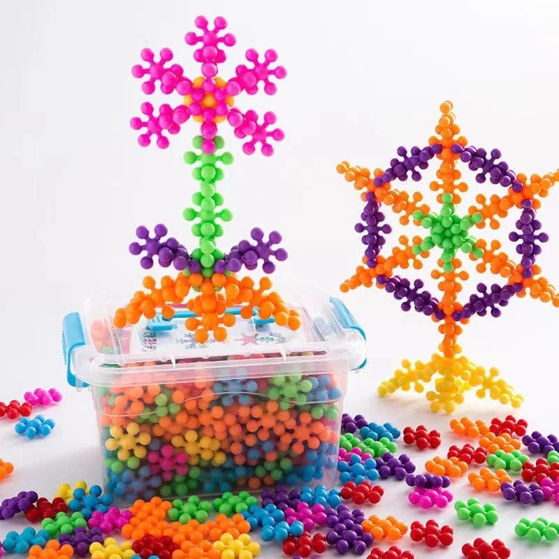 🌈🎨Ineinandergreifende Bausteine aus massivem Kunststoff🧸🧩