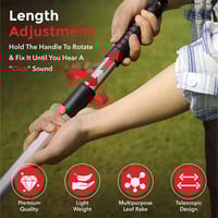 Adjustable Multi-Tine Steel Wire Rake