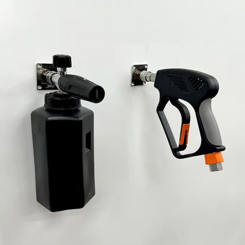 Wall-Mounted Pressure Washer Storage Rack