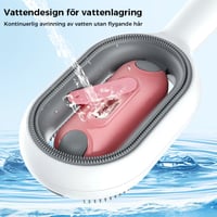 Husdjurshårborttagningskam med vattentank