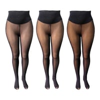 Fleece Lined Winter Tights for Women