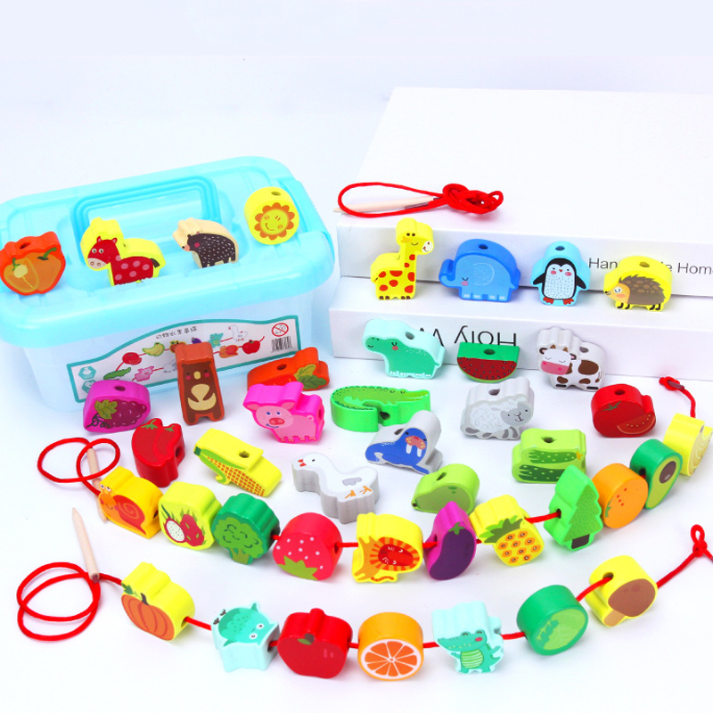 Educational Lacing Beads Set