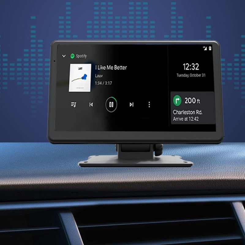 Wireless Apple CarPlay & Android Auto with Backup Camera Portable Car Stereo Radio