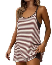 Striped Sleeveless Camisole Casual Jumpsuits