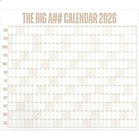 Oversized Wall Calendar