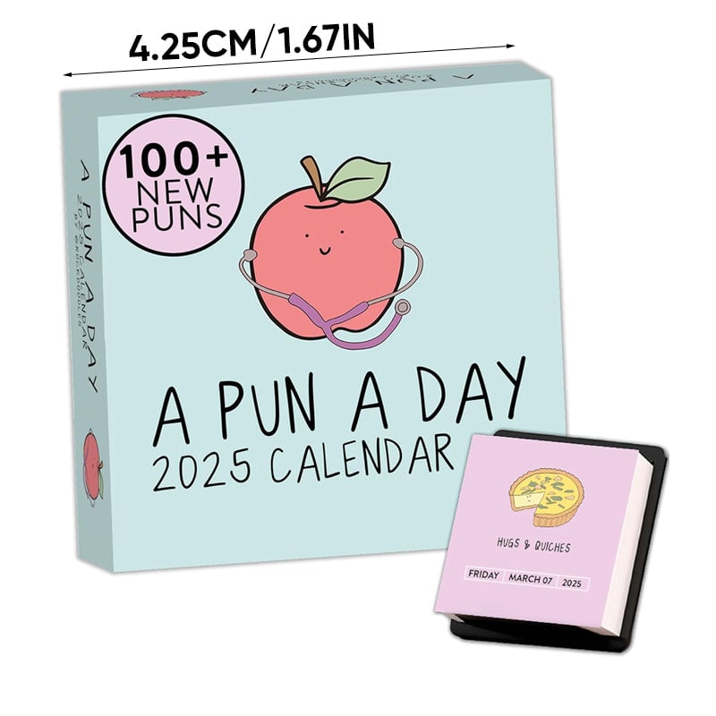 2025 Daily Punny Desk Calendar