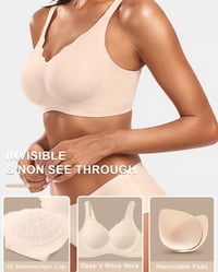 💖BH Seamless Scalloped Push-Up