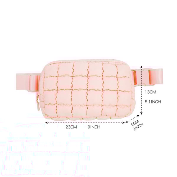 Checkered Down Crossbody Bag