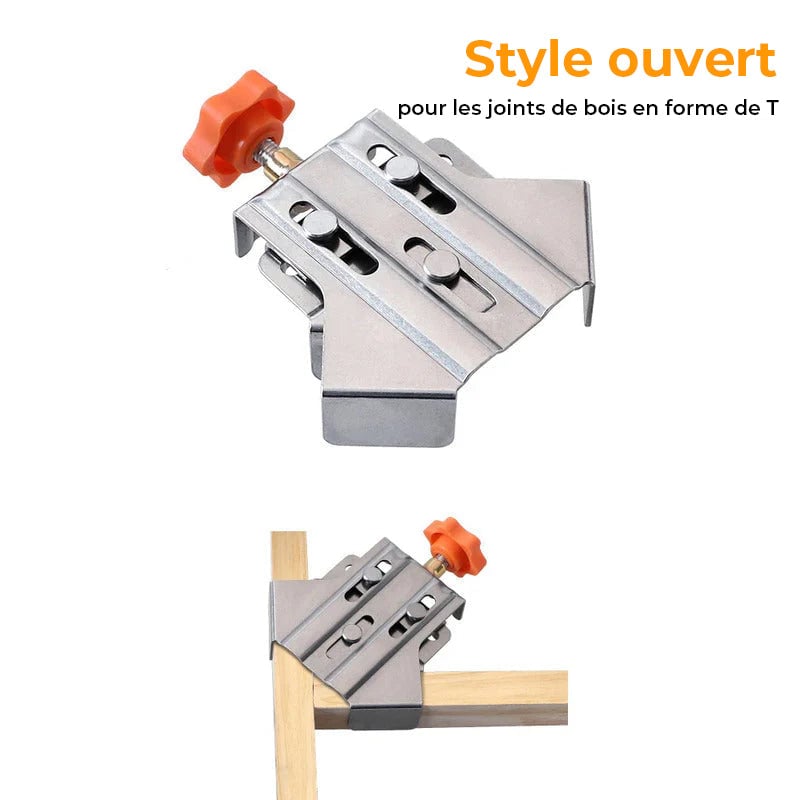 Pince à angle droit en acier inoxydable
