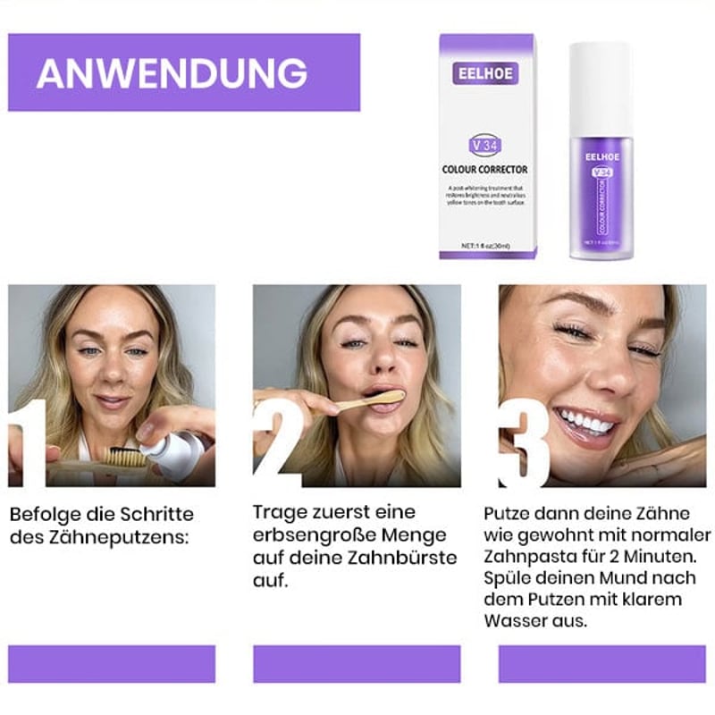 Zahnfarbkorrektur