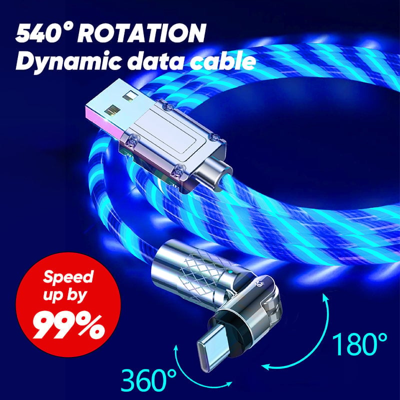 Um 540° drehbares dynamisches Datenkabel