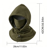 Fleece Double Layer Integrated Hat