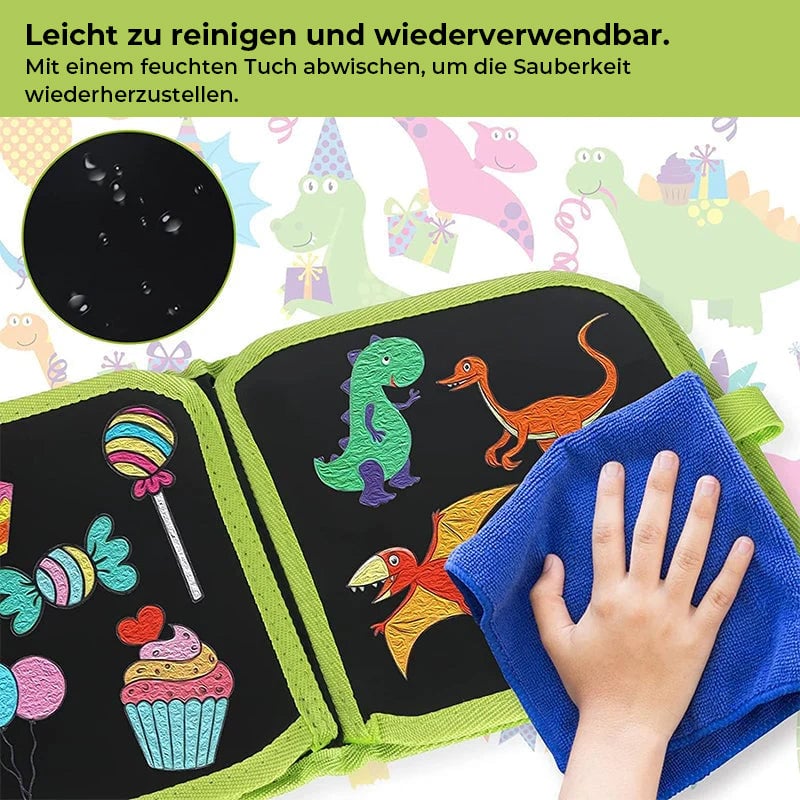 Tragbares, löschbares Graffiti-Zeichenbuch