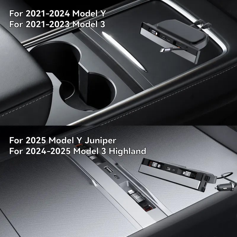 Sakerplus Tesla Model 3 Y USB Hub