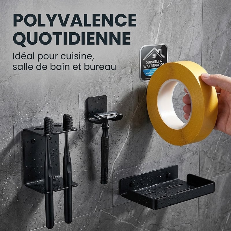 Ruban adhésif double-face puissant et imperméable