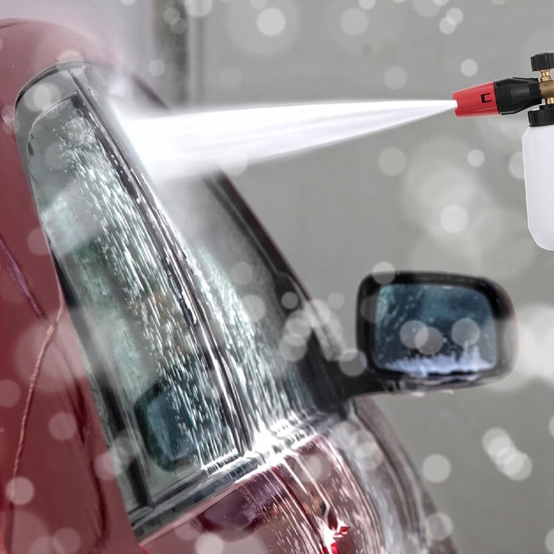 Ensemble de pulvérisateur d'eau et de mousse haute pression pour voiture