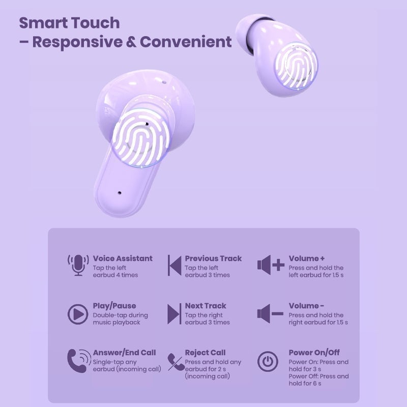 Dual Bluetooth Wireless Earbuds