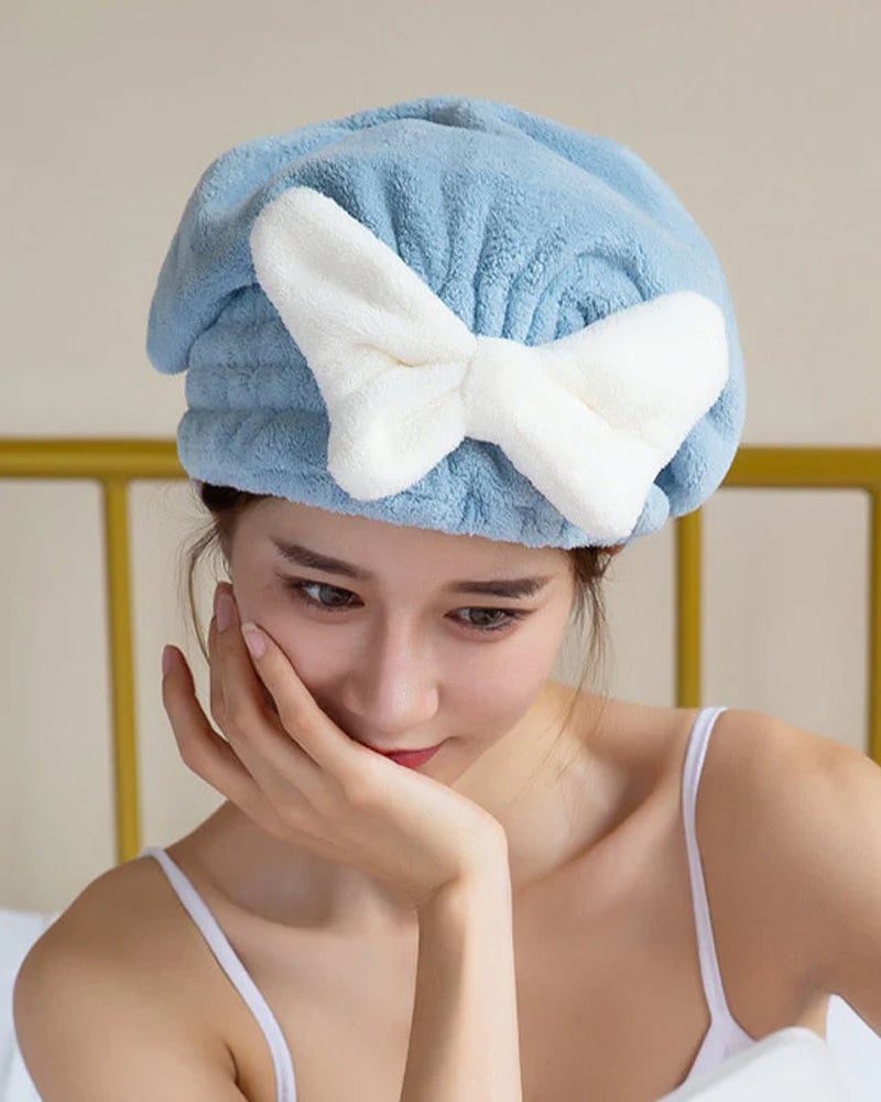 Super saugfähiges Haarhandtuch für nasses Haar