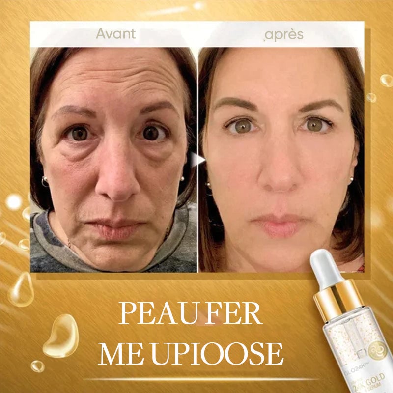 Sérum booster de collagène doré