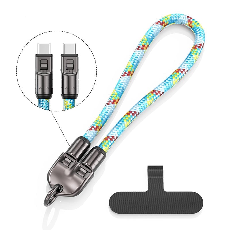 2-in-1 Schnellladekabel & Handy-Lanyard