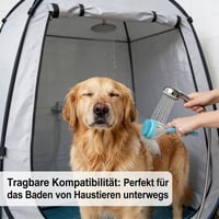 Neue 2-in-1 Haustierbad- und Pflegebürste