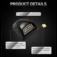 Sakerplus LED License Plate Light Replacement Set