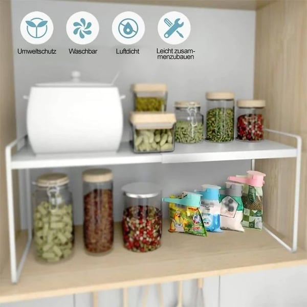 Clip di fissaggio per la conservazione degli alimenti 2 in 1