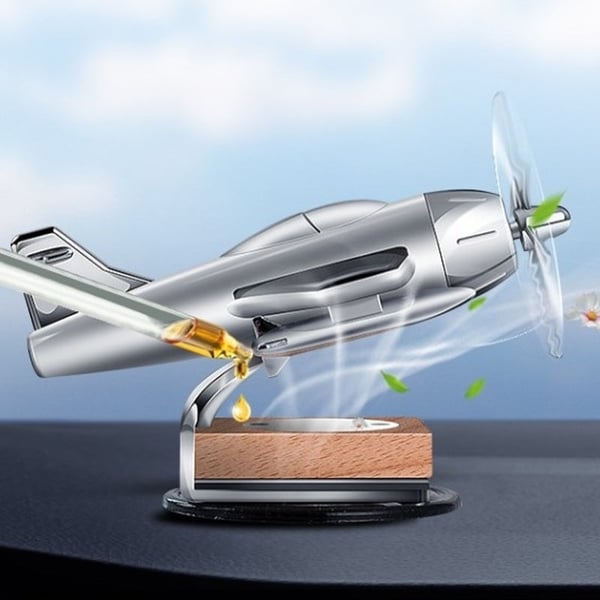 Aromaterapia per auto con aeroplano solare