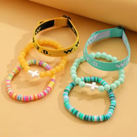 Clay Cross Card Bracelet Set