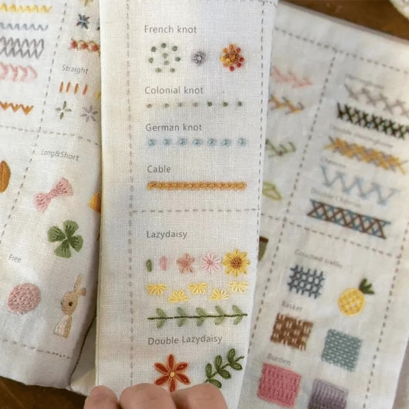 Sakerplus All-Scenario Embroidery Stitch Book Kit