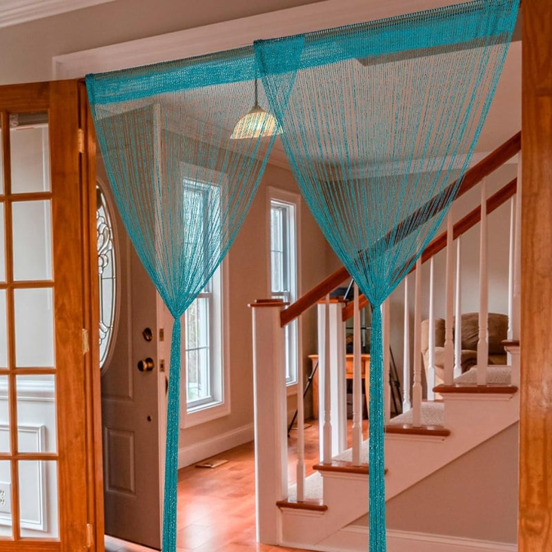 Diviseur de pièce de fenêtre de mur de porte de frange de scintillement