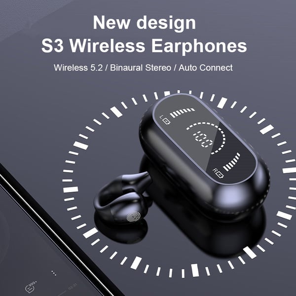 Wireless Ear Clip Bluetooth Headset