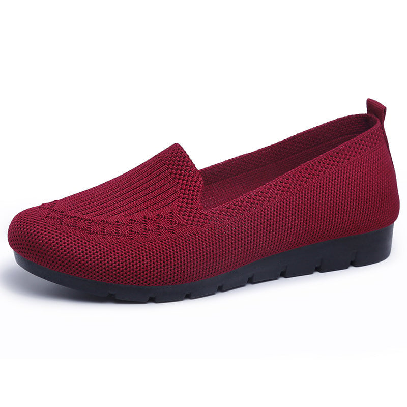 Women’s Mesh Breathable Slip on Flat Shoes