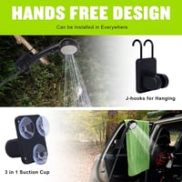 Sakerplus Portable Rechargeable Outdoor Camping Shower Pump