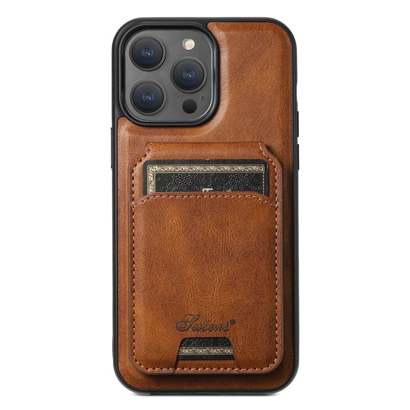 Leren kaarthouder telefoonhoesje