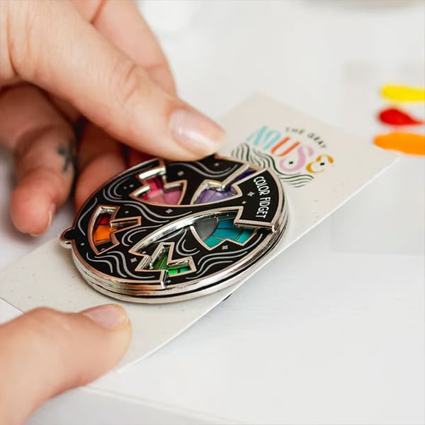 Color Fidget Enamel Pin(✨A Wheel Of Twenty Hues)
