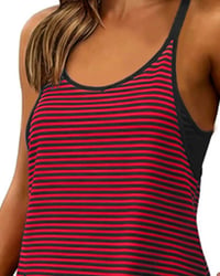 Striped Sleeveless Camisole Casual Jumpsuits