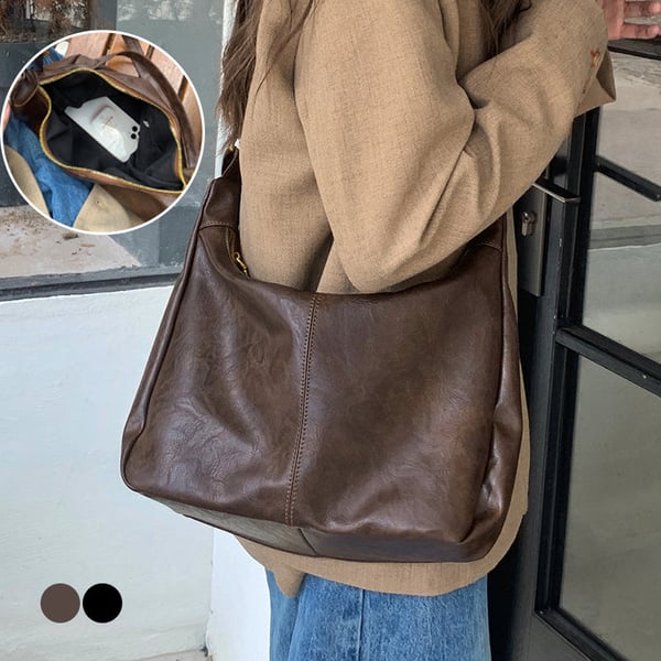 Women's Solid Color Crossbody Bag