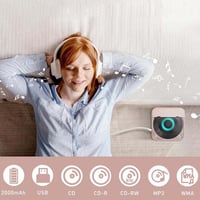 Tragbarer CD-Player mit Bluetooth-Kompatibilität