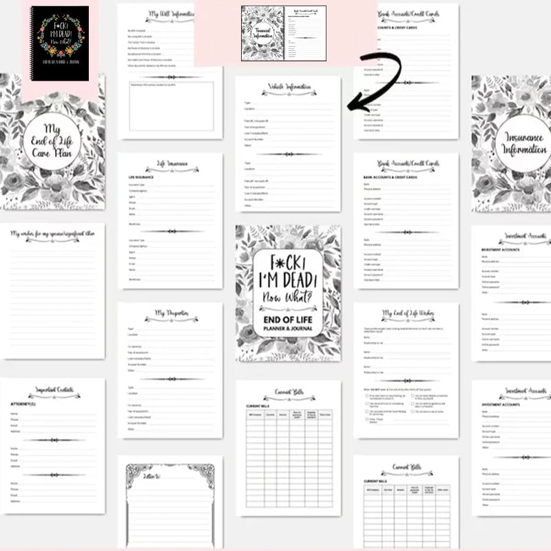 Fuck jeg er død, End Of Life Planner