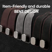 Suede Leather Car Seat Hook