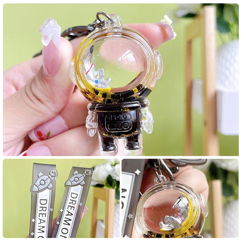 Floating Astronaut Keychain