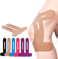 Voorgesneden kinesiologietape voor knieën 10 stuks