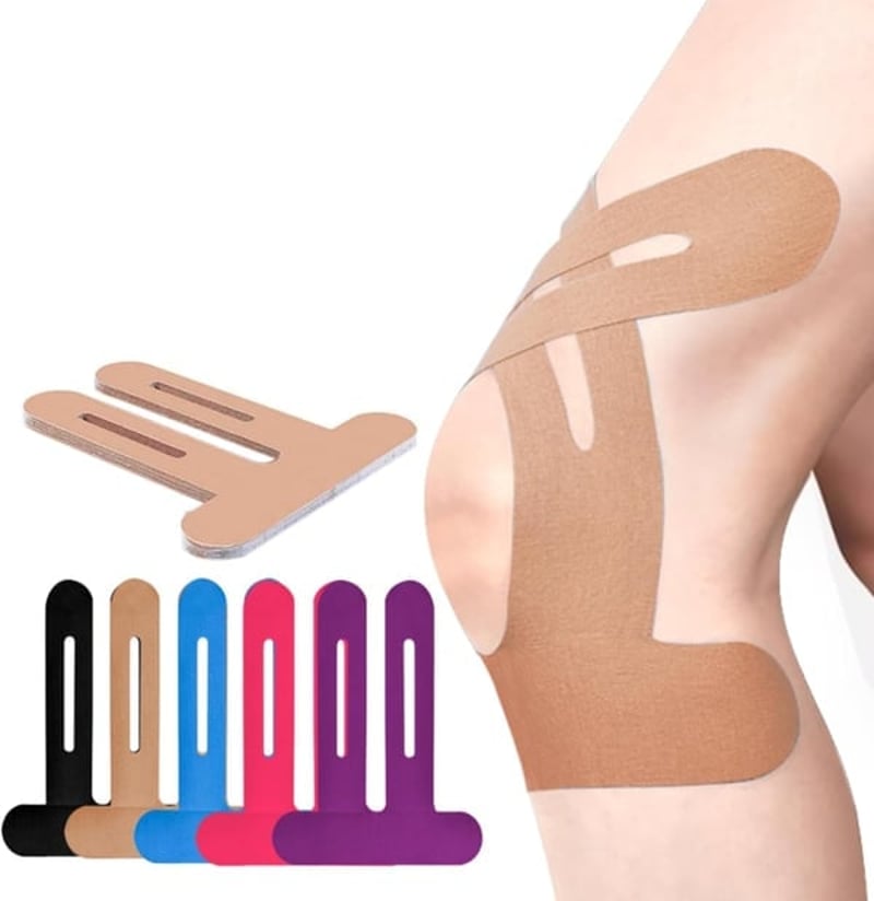 Voorgesneden kinesiologietape voor knieën 10 stuks