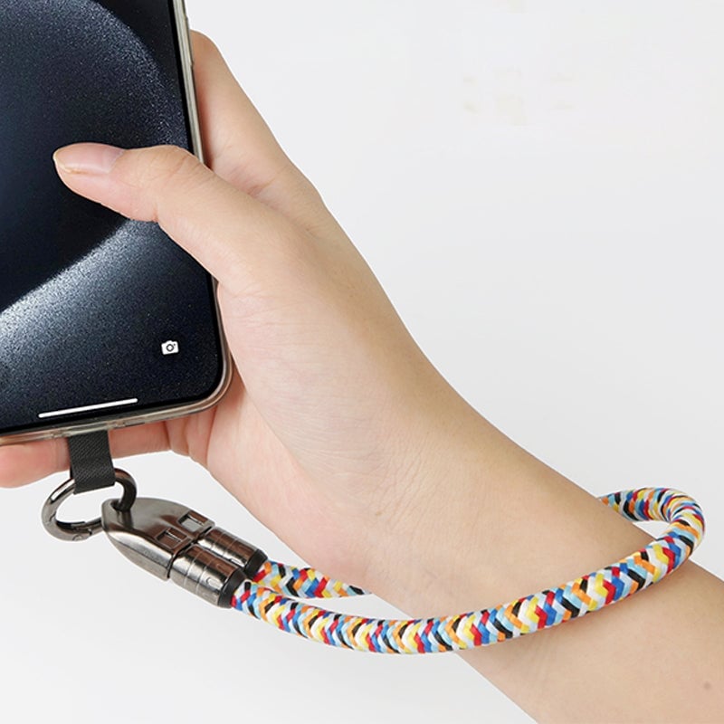 2-in-1 Schnellladekabel & Handy-Lanyard